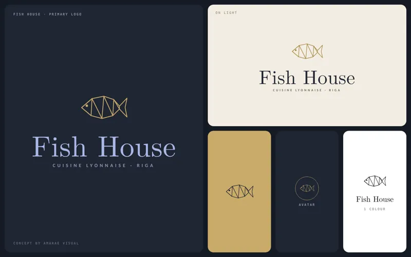 Fish House: логотип