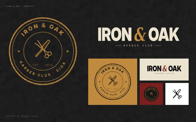 Iron & Oak: логотип